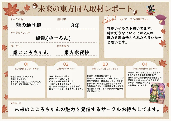 龍の通り道の取材レポート